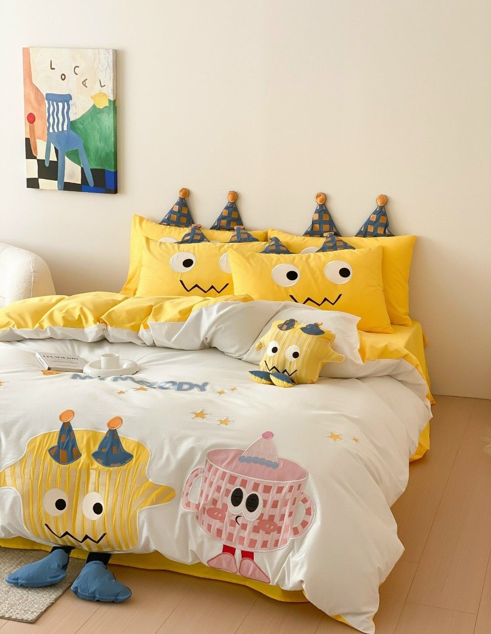 Bộ Chăn Ga Cotton Linen Kids - CUTIES 4
