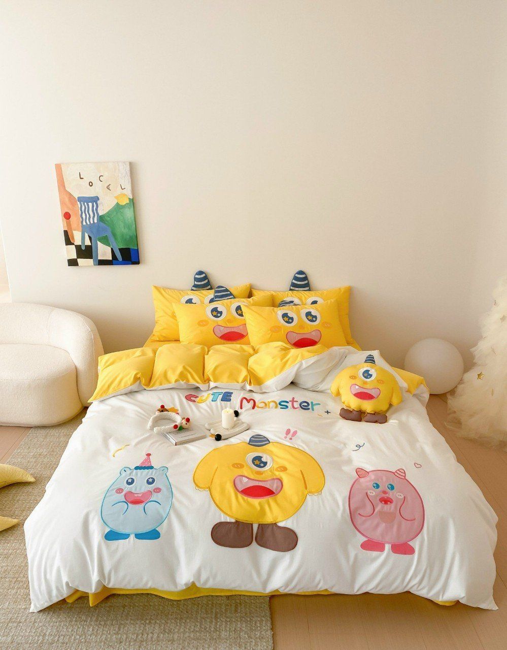 Bộ Chăn Ga Cotton Linen Kids - CUTIES 2