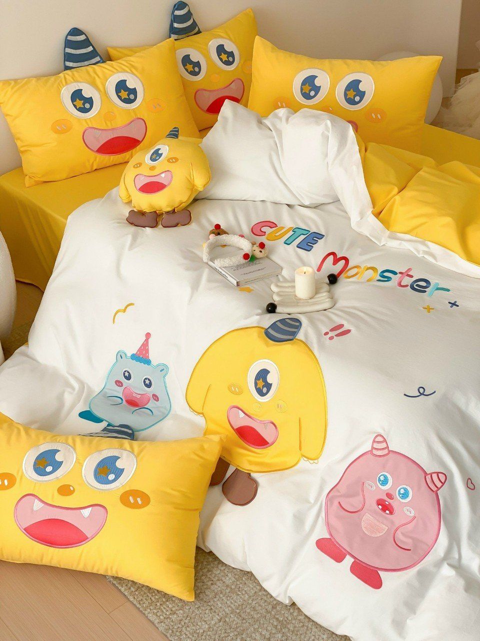 Bộ Chăn Ga Cotton Linen Kids - CUTIES 2
