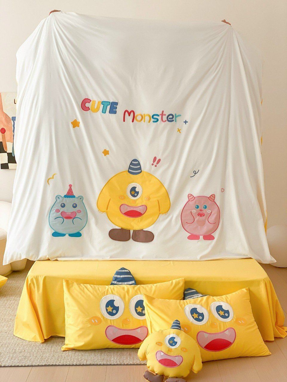 Bộ Chăn Ga Cotton Linen Kids - CUTIES 2