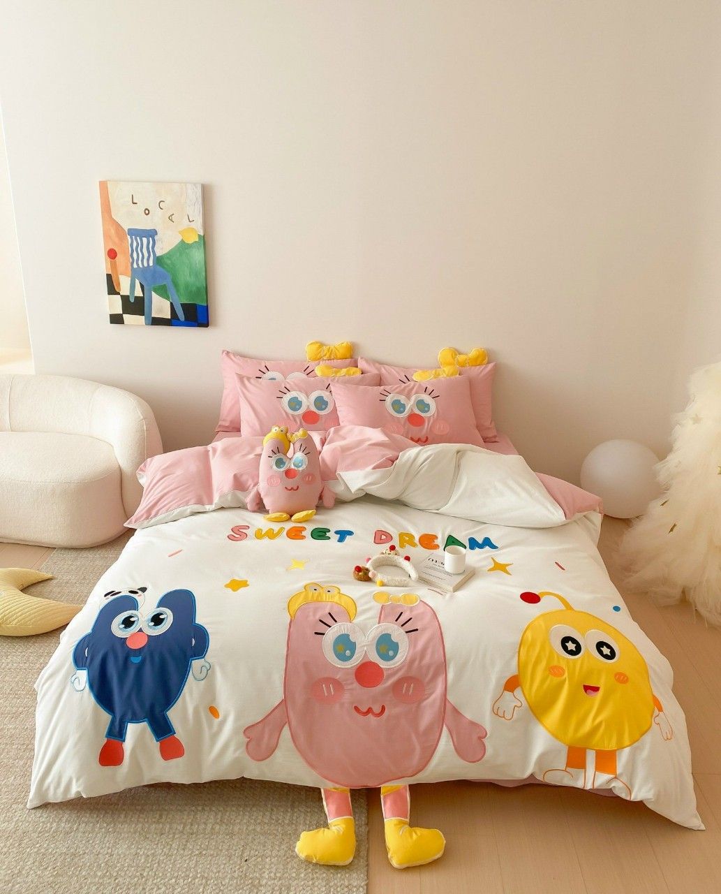 Bộ Chăn Ga Cotton Linen Kids - CUTIES 1