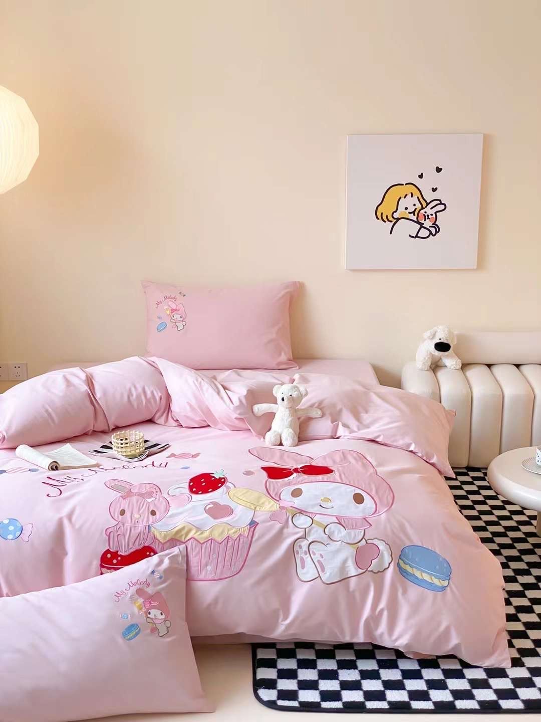 Bộ Chăn Ga Cotton Linen Kids - My Melody 3