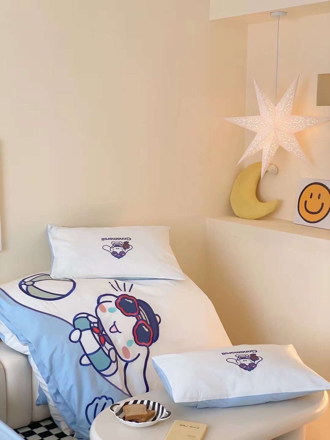 Bộ Chăn Ga Cotton Linen Kids - Cinnamorol 1