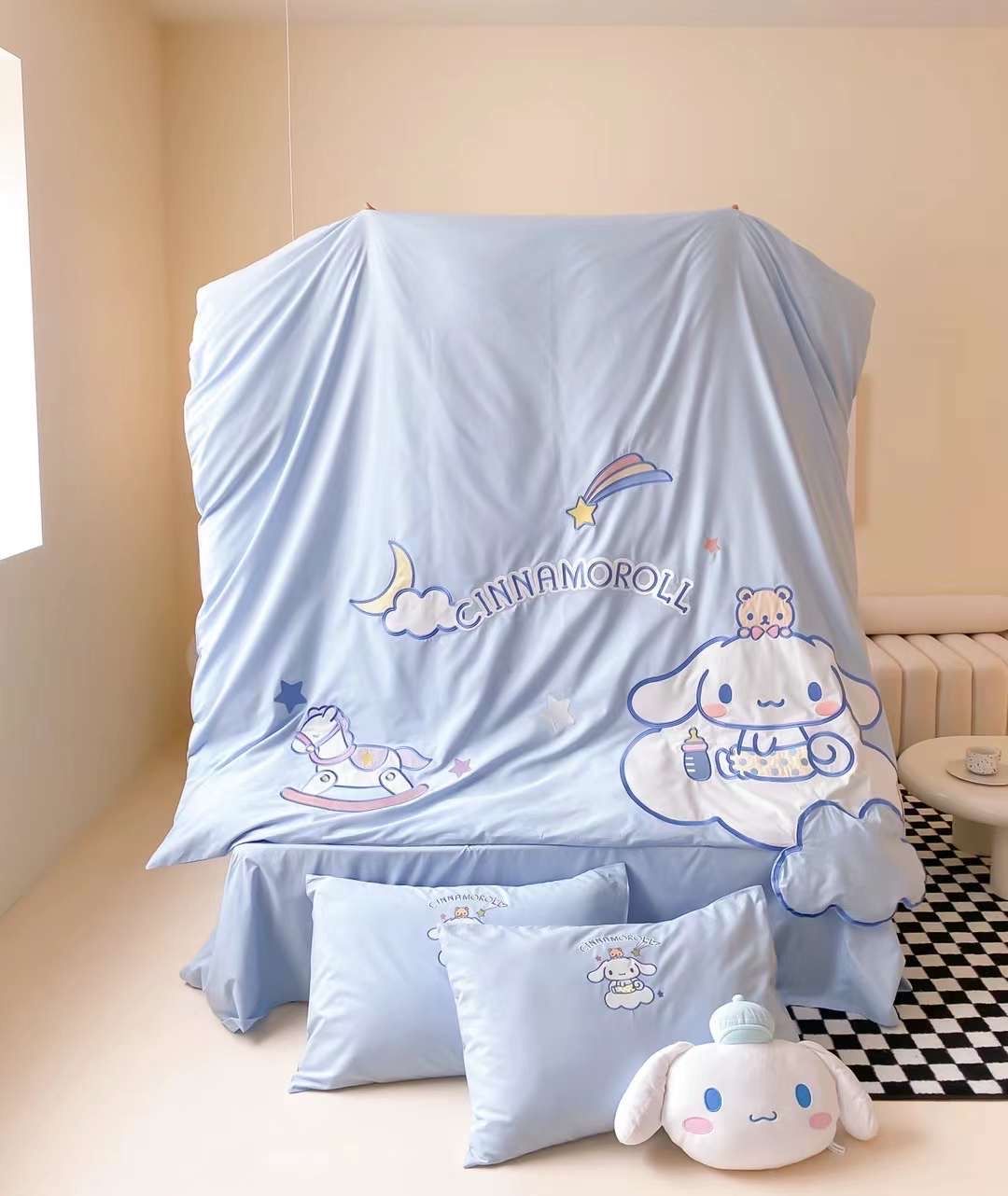 Bộ Chăn Ga Cotton Linen Kids - Cinnamorol 3
