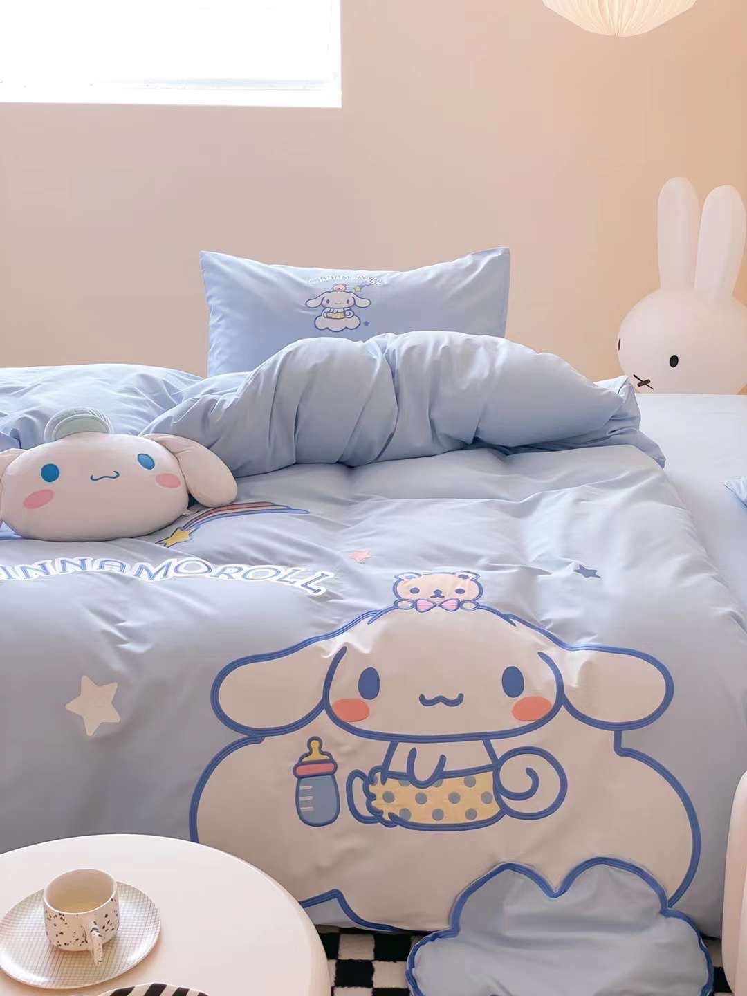 Bộ Chăn Ga Cotton Linen Kids - Cinnamorol 3