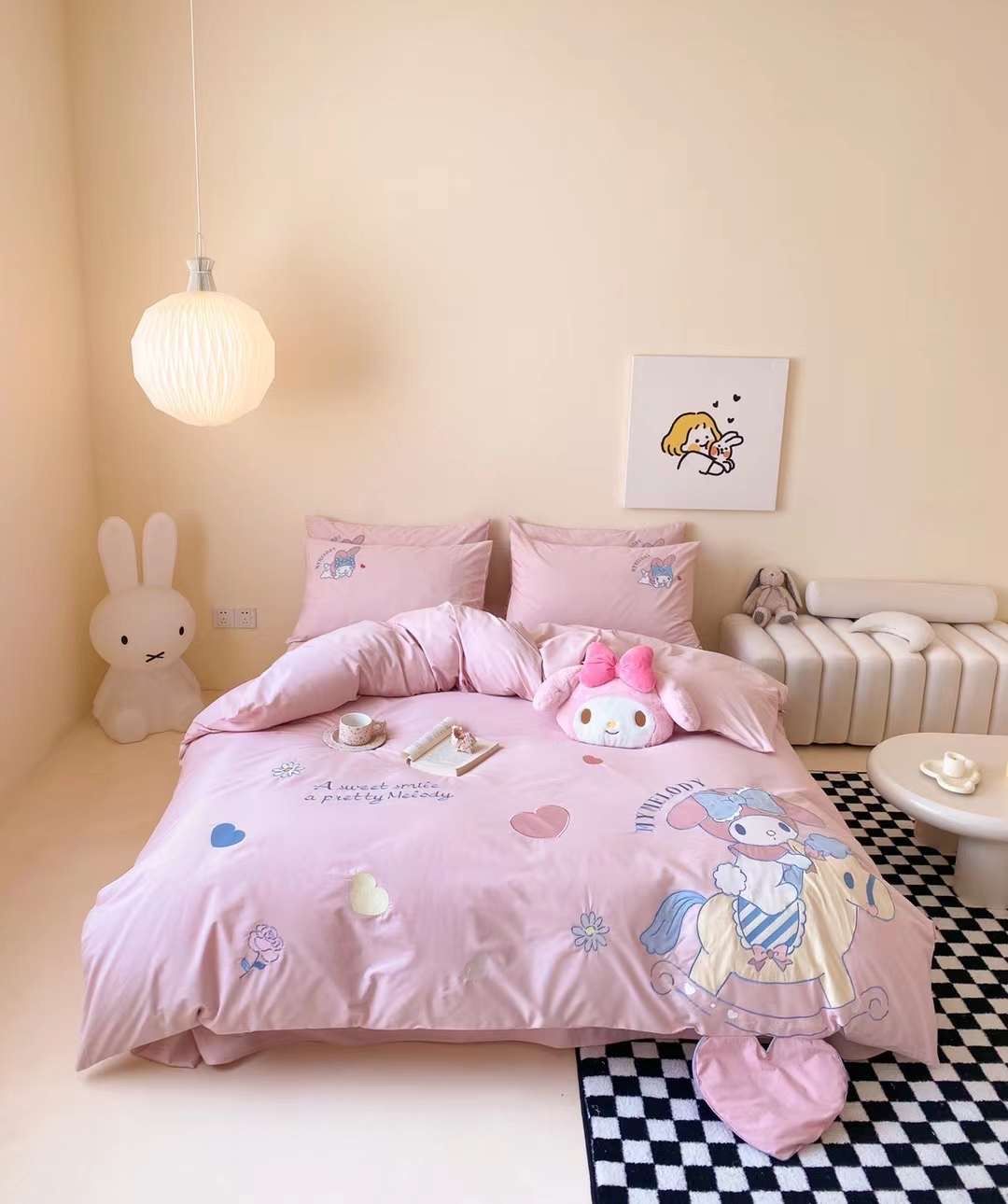 Bộ Chăn Ga Cotton Linen Kids - My Melody 1