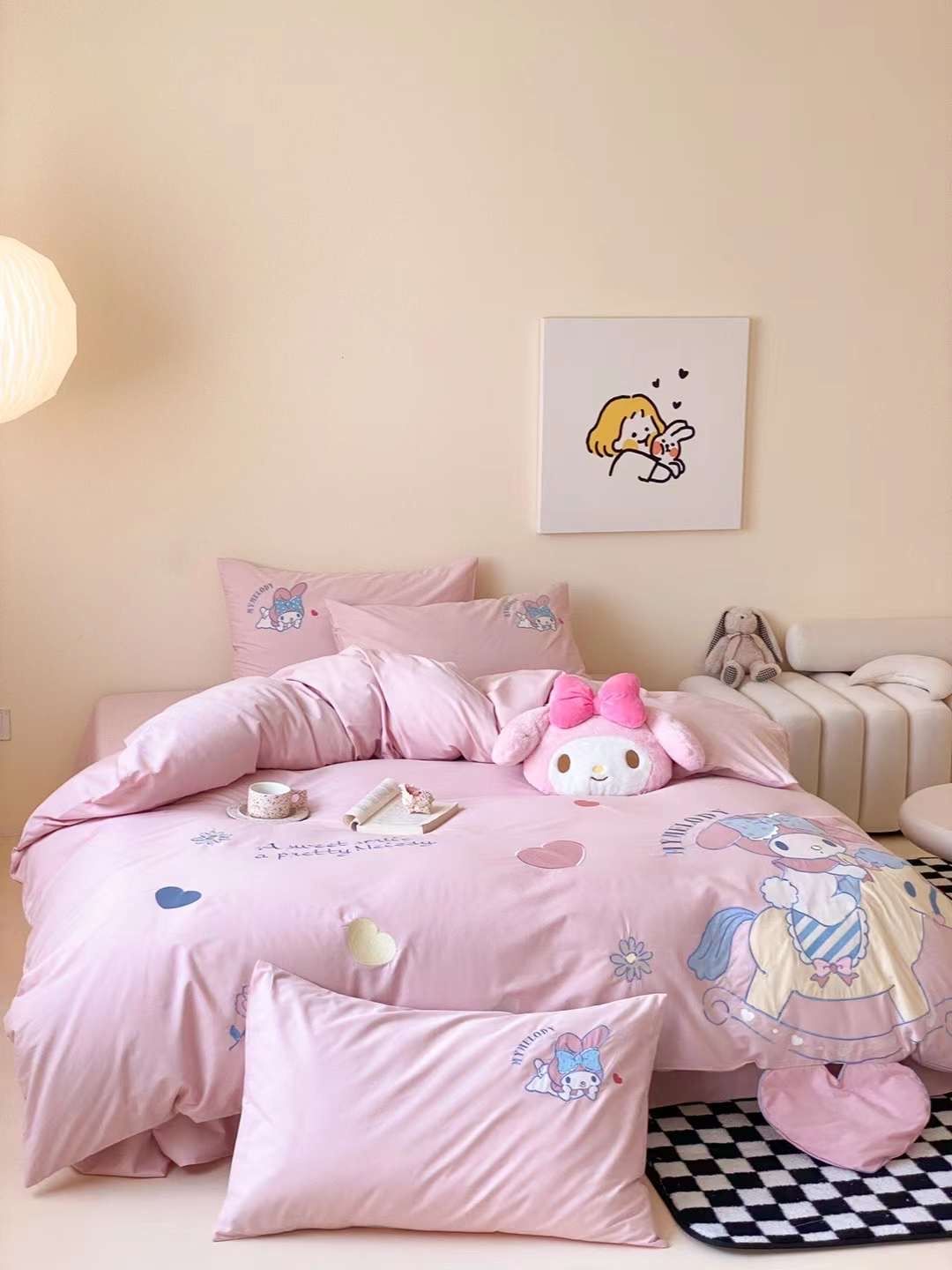 Bộ Chăn Ga Cotton Linen Kids - My Melody 1