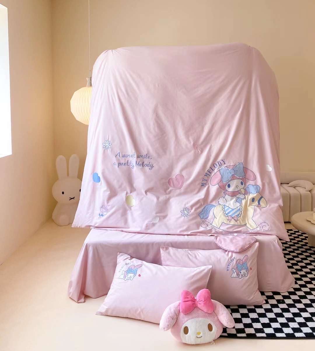 Bộ Chăn Ga Cotton Linen Kids - My Melody 1