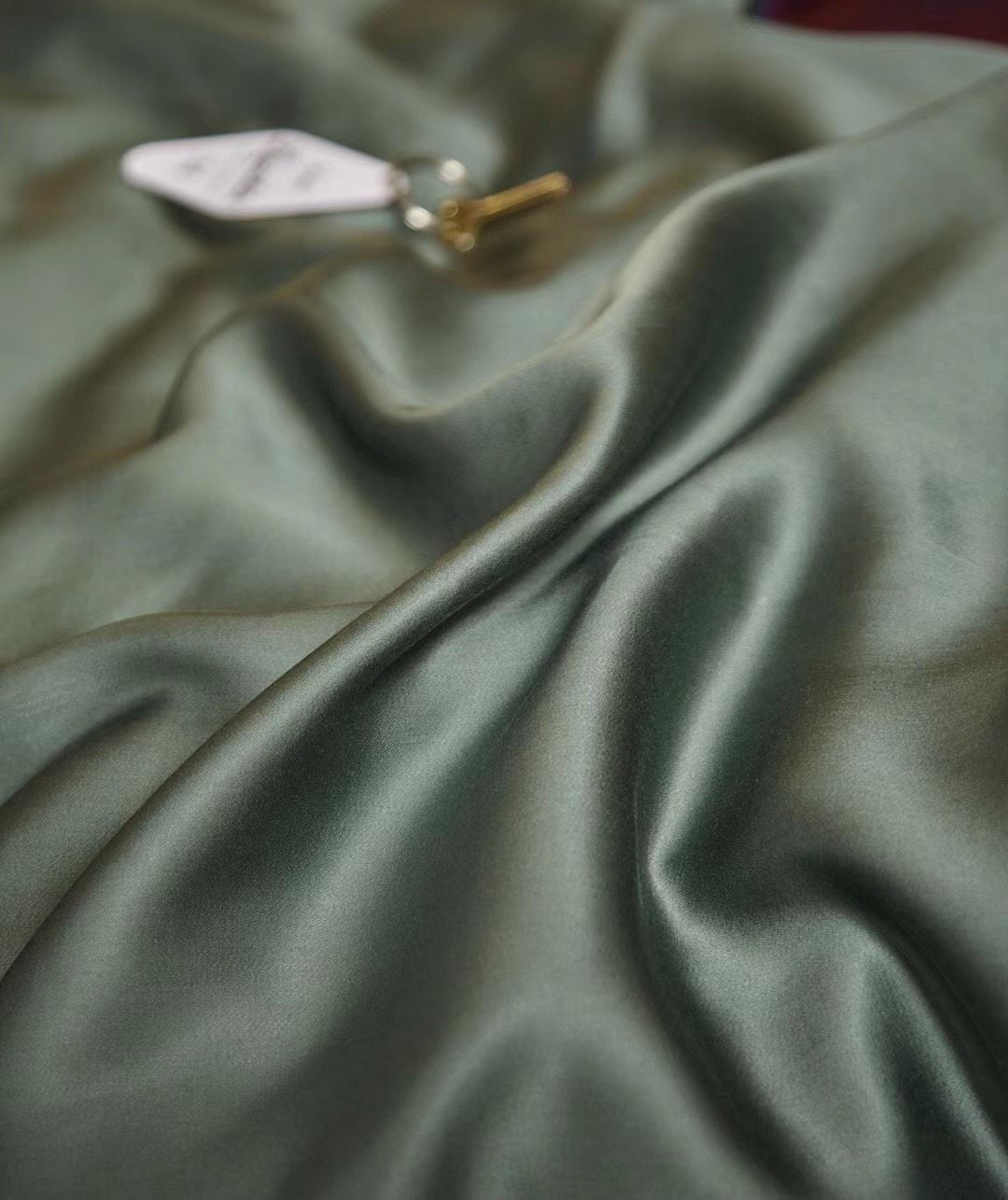 Bộ Chăn Ga Tencel 80S Freemonde Phối Rêu - Kem