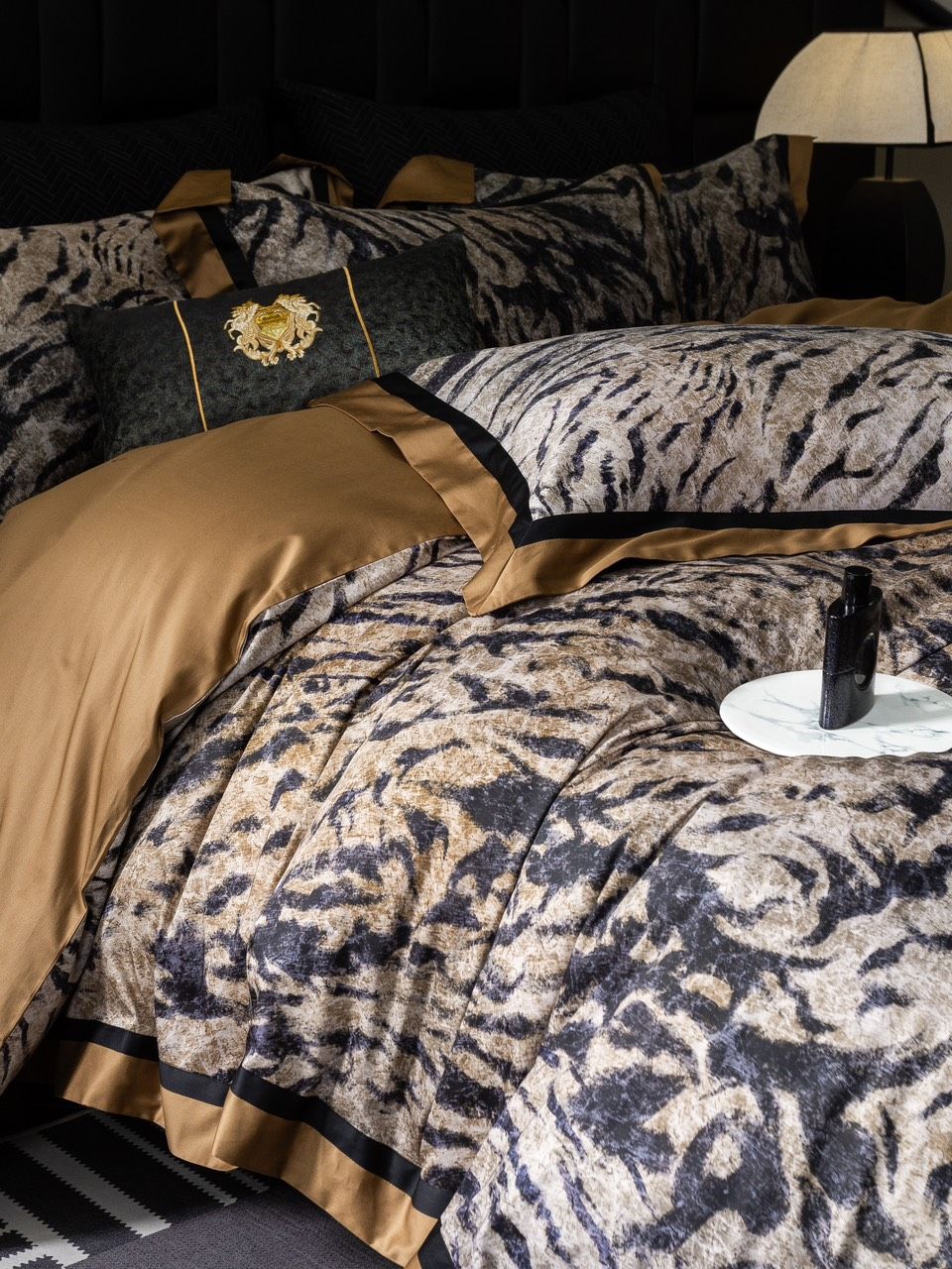 Bộ Chăn Ga Tencel Pima 100s Chingshuan - Da Beo
