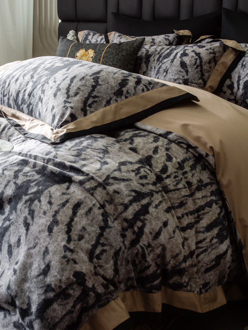 Bộ Chăn Ga Tencel Pima 100s Chingshuan - Da Beo