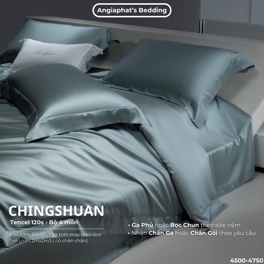 Set Chăn Ga Tencel 120s Chingsuan Micro - Màu 2