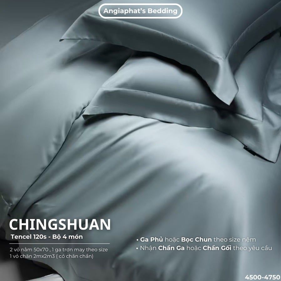 Set Chăn Ga Tencel 120s Chingsuan Micro - Màu 2