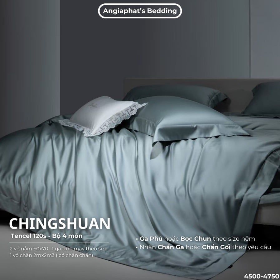 Set Chăn Ga Tencel 120s Chingsuan Micro - Màu 2