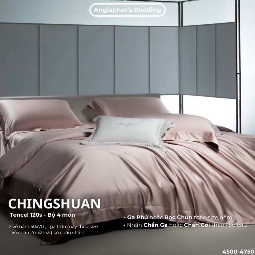 Set Chăn Ga Tencel 120s Chingsuan Micro - Màu 3
