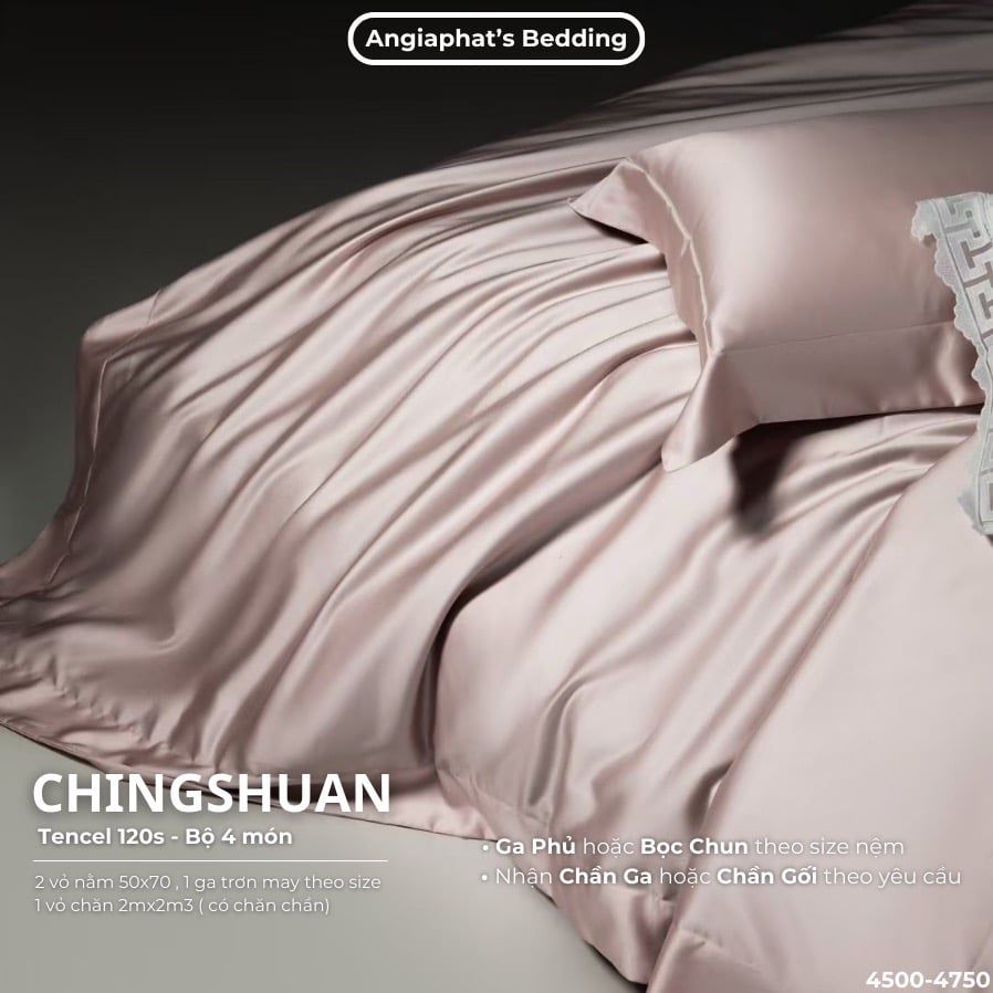 Set Chăn Ga Tencel 120s Chingsuan Micro - Màu 3