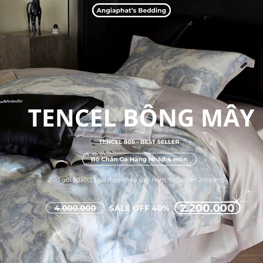 Tencel 80s Bông Mây Freemonde - Màu 9