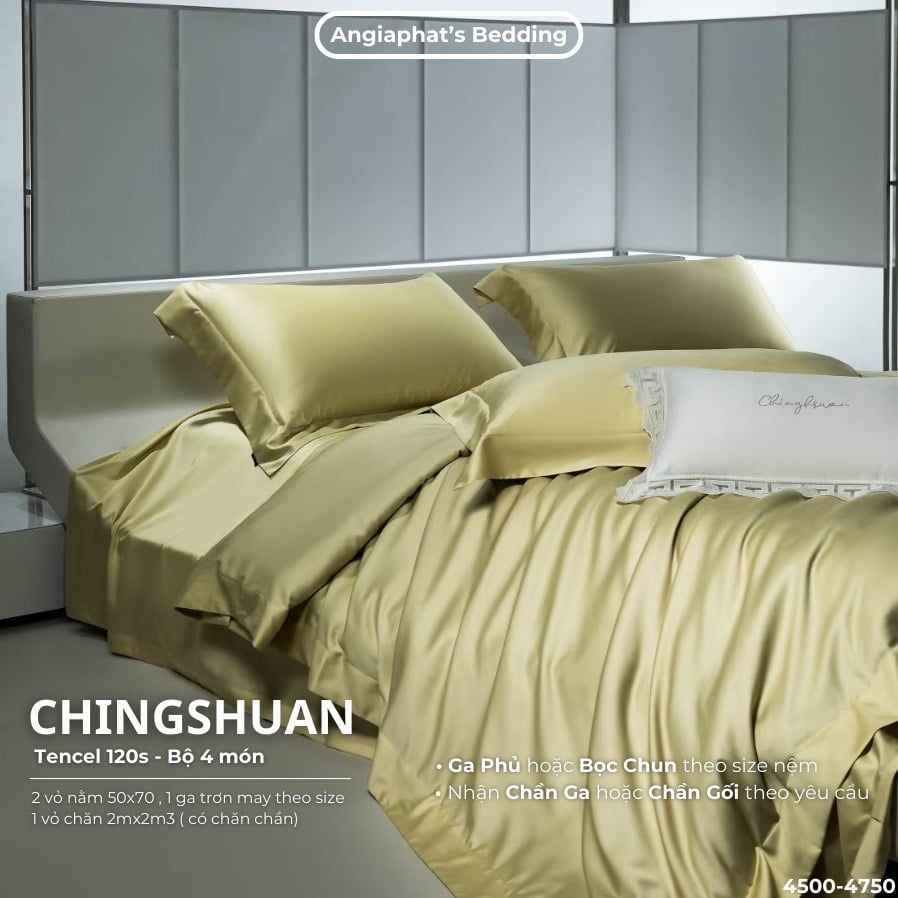 Set Chăn Ga Tencel 120s Chingsuan Micro - Màu 4