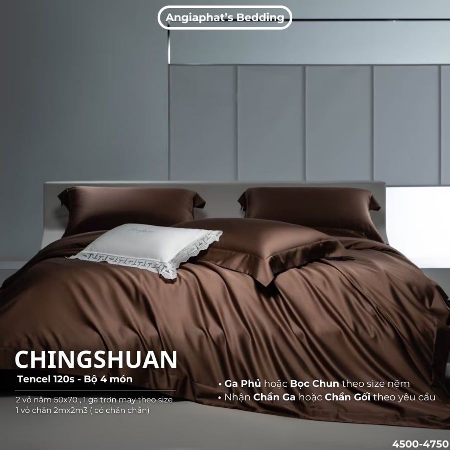 Set Chăn Ga Tencel 120s Chingsuan Micro - Màu 5