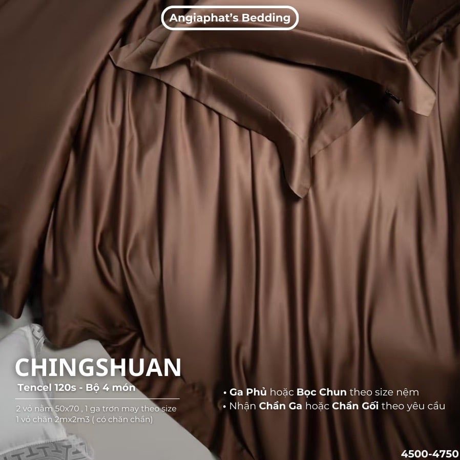 Set Chăn Ga Tencel 120s Chingsuan Micro - Màu 5