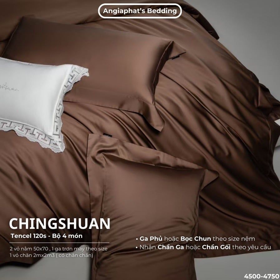 Set Chăn Ga Tencel 120s Chingsuan Micro - Màu 5