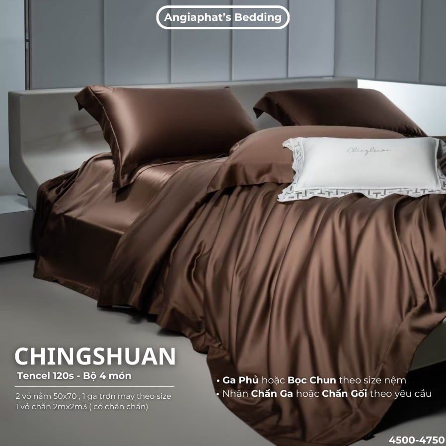 Set Chăn Ga Tencel 120s Chingsuan Micro - Màu 5