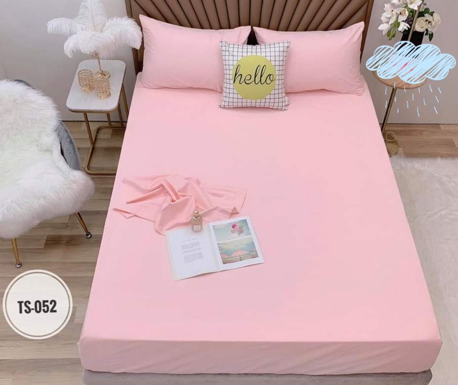 Chăn Drap May Thiết Kế - Tencel 60s Màu Trơn