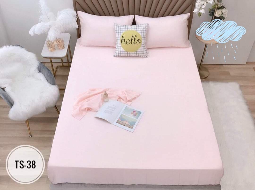 Chăn Drap May Thiết Kế - Tencel 60s Màu Trơn