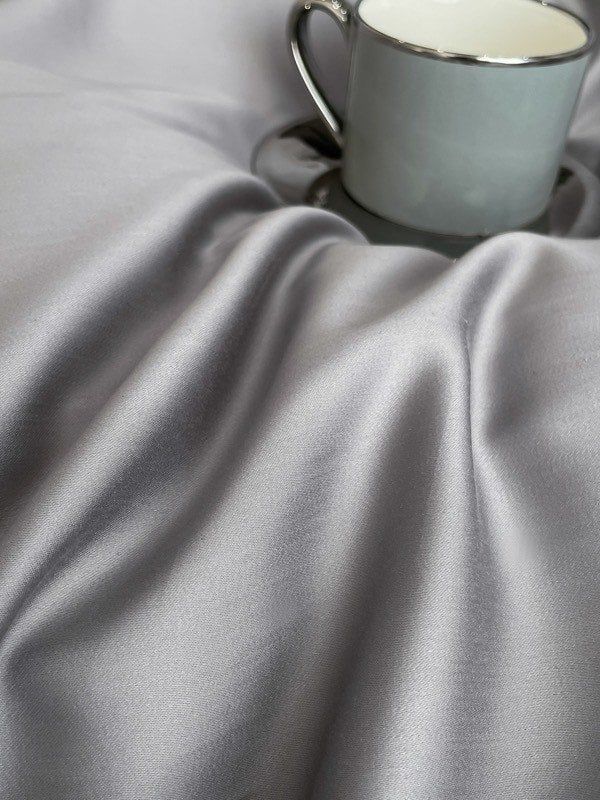 Bộ Chăn Ga Tencel 100s Viền - Xám