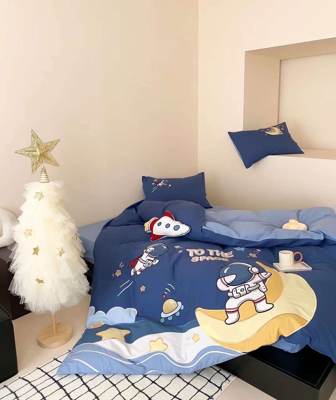 Bộ Chăn Ga Cotton Linen Kids - PHI HÀNH GIA
