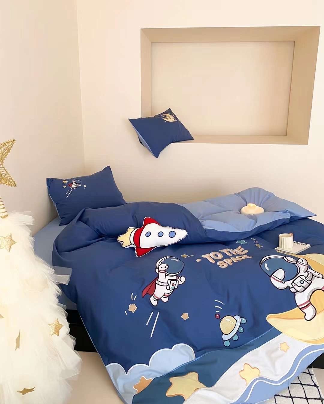 Bộ Chăn Ga Cotton Linen Kids - PHI HÀNH GIA