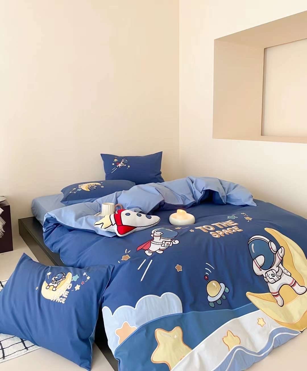 Bộ Chăn Ga Cotton Linen Kids - PHI HÀNH GIA