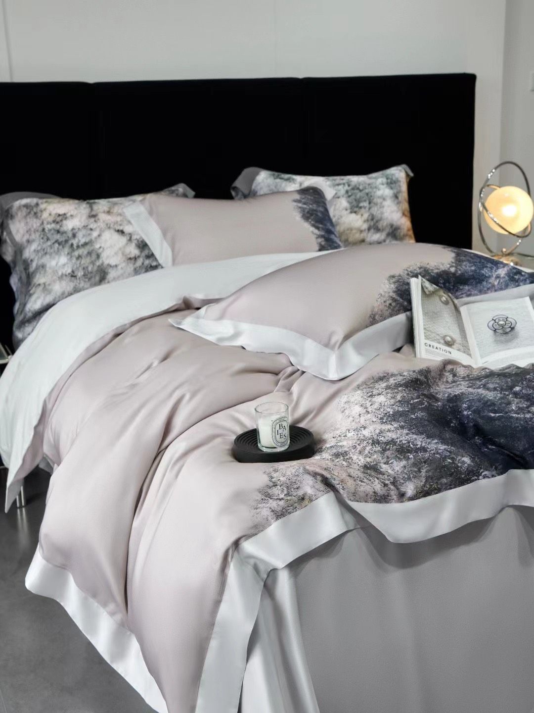 BỘ CHĂN GA LỤA TENCEL 120 JOML - MÀU 1