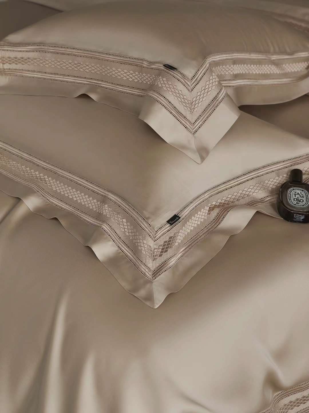 BỘ CHĂN GA TENCEL 120S FREEMONDE 2024 - MÀU NUDE