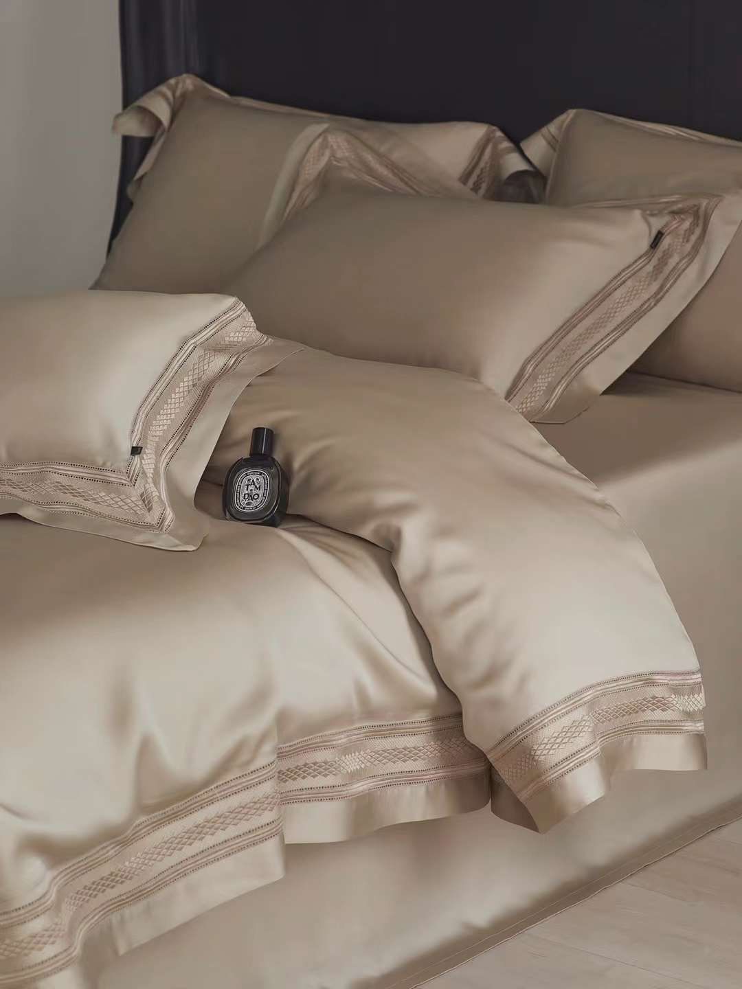 BỘ CHĂN GA TENCEL 120S FREEMONDE 2024 - MÀU NUDE