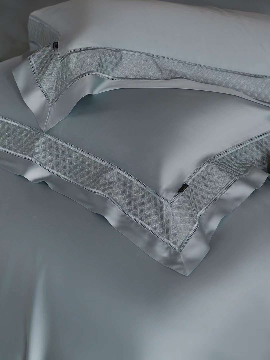BỘ CHĂN GA TENCEL 120S FREEMONDE 2024 - MÀU XANH
