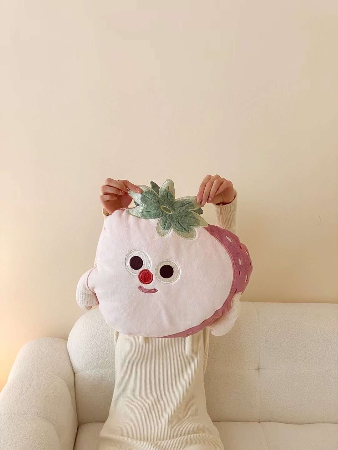 Bộ Chăn Ga Cotton Linen Kids - DÂU TÂY