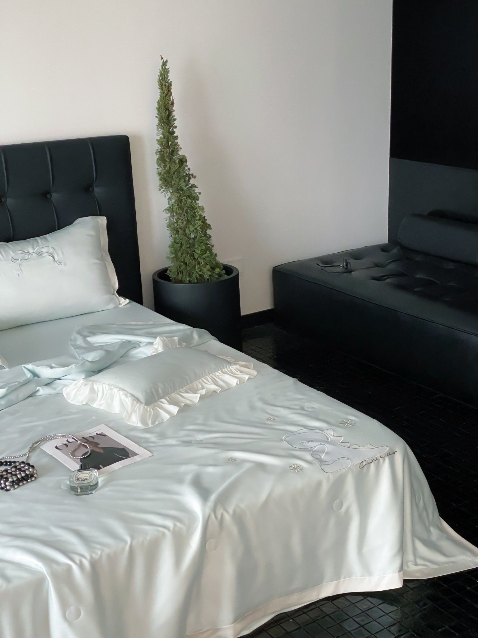 Chăn ga tencel chăn hè cho bé - Khủng long xanh