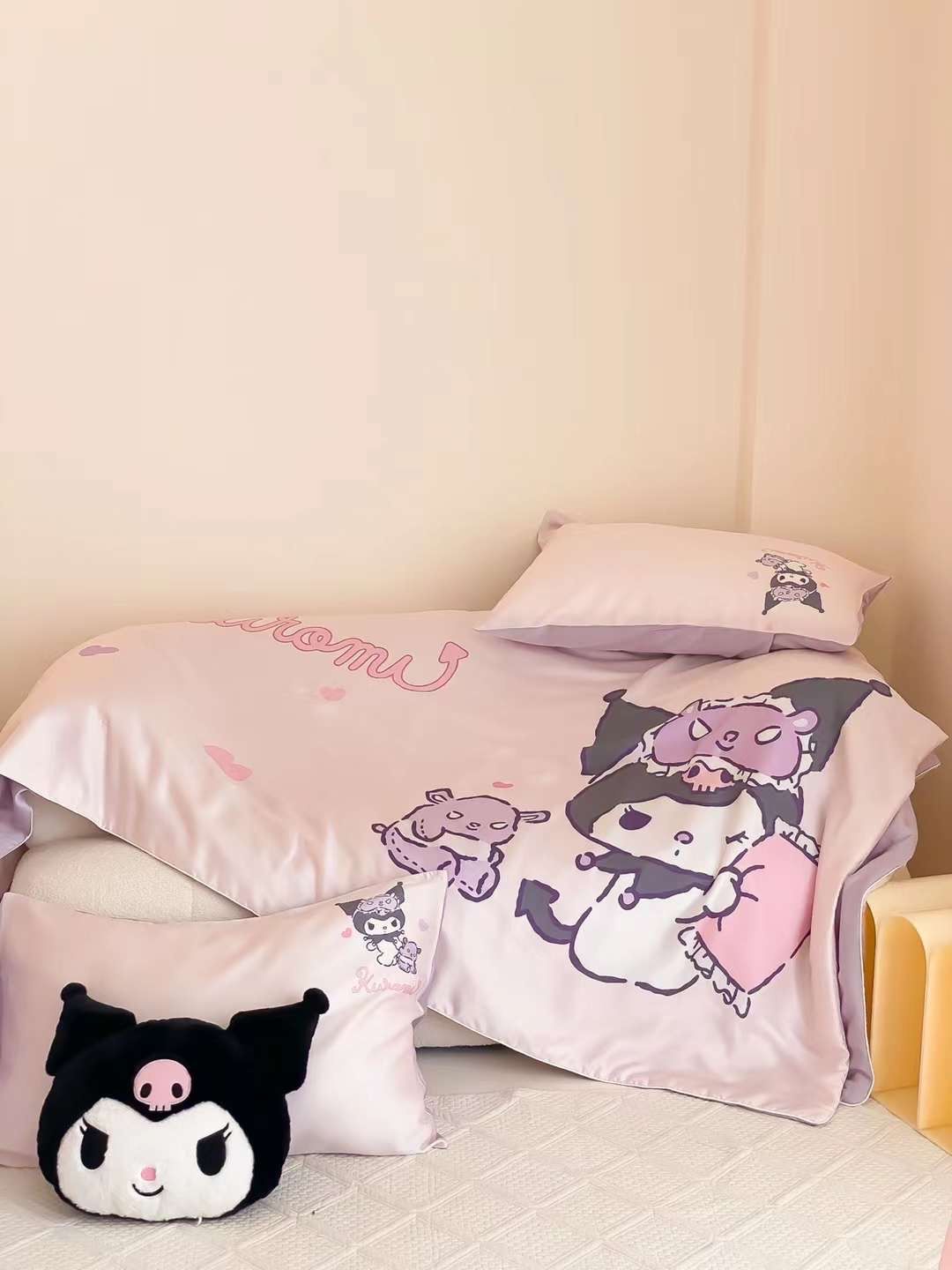 Chăn ga tencel chăn hè cho bé - Kuromi 1