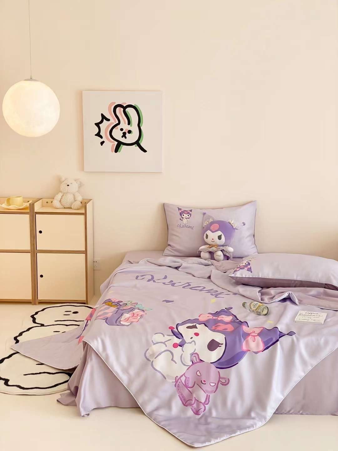 Chăn ga tencel chăn hè cho bé - Kuromi 2
