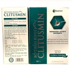 Bổ Thần Kinh Clitusmin Hỗ Trợ Giảm Mệt Mỏi Suy Nhược Thần Kinh Hộp 30 viên