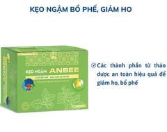 KẸO NGẬM ANBEE - Giảm đau rát họng, Bổ phế -- Hộp 8 vỉ x 8 viên