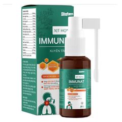 Xịt Họng Immunat Giúp Vệ Sinh Làm Sạch Vùng Miệng Họng Big Family Chai 30ml