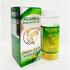 Viên Dầu Cá Alaska Deep Sea Fish Oil Omega 3,6,9 Coenzym Q10 Hộp 100 viên