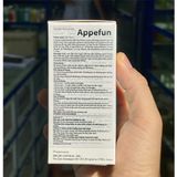 Appefun - Hỗ Trợ Cải Thiện Chứng Biếng Ăn Choi Trẻ Lọ 100ml