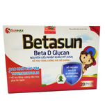 Betasun Beta D Glucan - Hỗ Trợ Tăng Sức Đề Kháng Cơ Thể Hộp 20 Ống