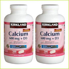 Calcium 600 mg + D3 Bổ Sung Canxi Chắc Khỏe Xương (500V/Hộp) - USA
