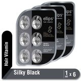 Ellips Dưỡng Tóc Keratin 6'S Đen Mượt (Ellips Hair Vitamin Keratin 6'S Silky Black) Màu Đen