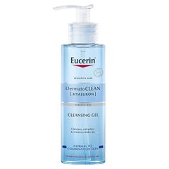 Gel Rửa Mặt Cho Da Nhạy Cảm Eucerin DermatoCLEAN Hyaluron Cleansing Gel Chai 200ml