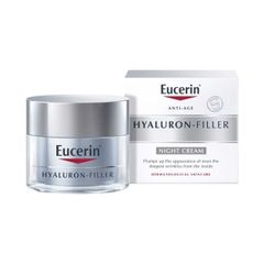 Kem Dưỡng Da Lão Hóa Ban Đêm Eucerin Hyaluron [3X] Filler Night Cream( Hủ 50ml)